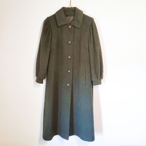 Vintage High Quality Loden Pea Coat